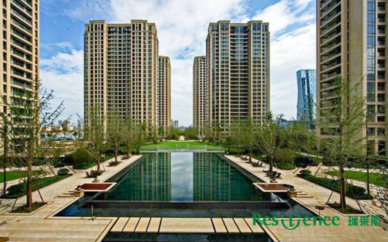 绍兴百合花园-泳池项目案例鉴赏实拍图